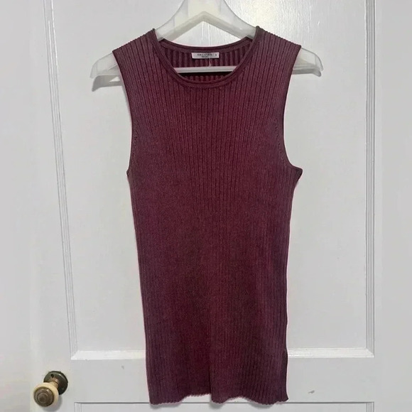 MM.LAFLEUR Ribbed Sleeveless Knit Size M LIKE NEW - Picture 1 of 4